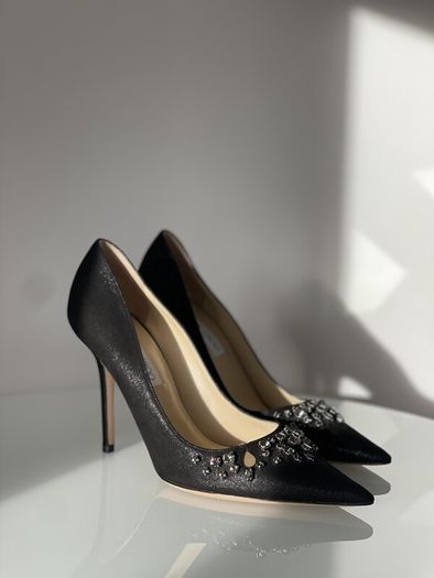 Jimmy Choo || RRP 1050 || New Crystal Embellished Heels