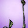 Vintage Pair Wrought Iron Wall Candle Sconces Image 2