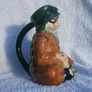 BEGGAR MAN (Staffordshire Fine Ceramics Ltd) - a finely made toby jug of a blind beggar from the Tinker-Tailor series (1960's / 1970's). Large size 18.2 cm. Image 2