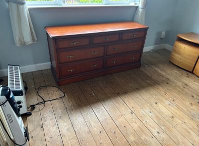 furniture chest of drawers and side locker
