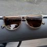 Marc Jacobs Gold  Brown Tortoiseshell Sunglasses/Glasses.Discontinued Designer Frames Image 6