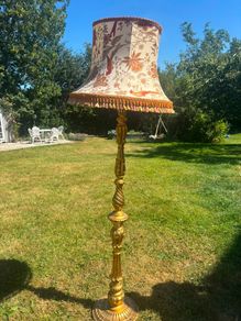 Standard lamp with shade