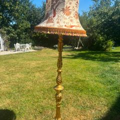 Standard lamp with shade