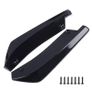 Universal Car Gloss Black Front Rear Bumper Strip Lip Spoiler Diffuser Splitter Scratch Protector Winglets Side Skirt Extension Image 2