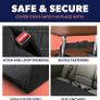 4-in-1 Pet Car Seat Cover with Mesh Window waterproof, Durable and Travel-Ready Image 5