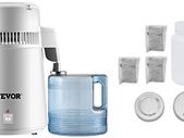 Pure Water Distiller Stainless Steel 4L Dental Distilled Water Machine Filter Medical Labs Electric Distillation Purifier