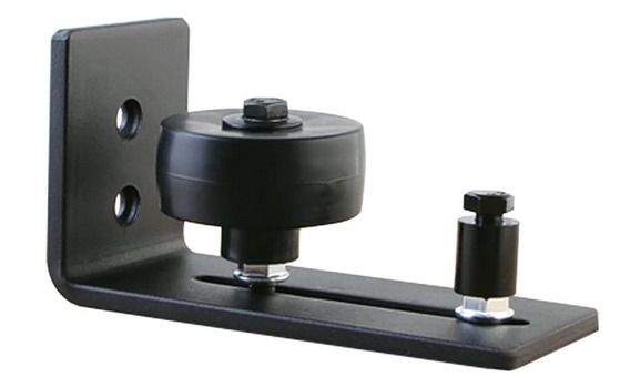 Adjustable Wall Mounted Door Guide with 8 Different Setups Black Powder Coated Barn Door