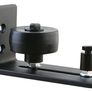 Adjustable Wall Mounted Door Guide with 8 Different Setups Black Powder Coated Barn Door Image 7