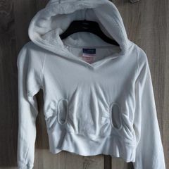 Warm hoodie with plush, please look at the label
