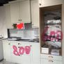 Ex display kitchen with 30mm quartz backsplash and counter Image 6