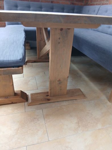 Dining Corner Booth, table and bench
