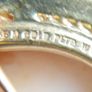 Antique Gold Plated Larger Carved Shell Cameo Brooch Image 7