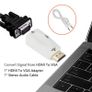 Male to Female HDMI-compatible to VGA Adapter HD 1080P Audio Cable Converter For PC Laptop TV Box Computer Display Projector Image 6