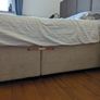double bed, divan, brand new headboard, mattress Image 2
