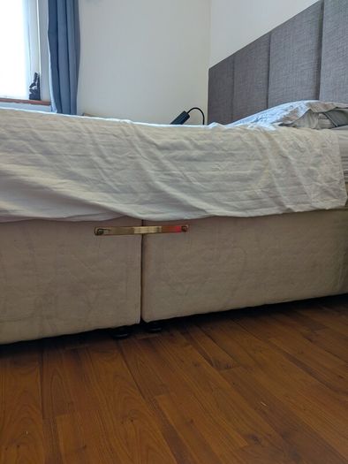 double bed, divan, brand new headboard, mattress