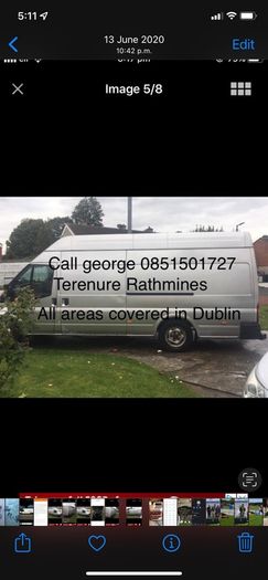 man with van call George anytime all  of dublin covered based Terenure/rathmines weekend work no problem