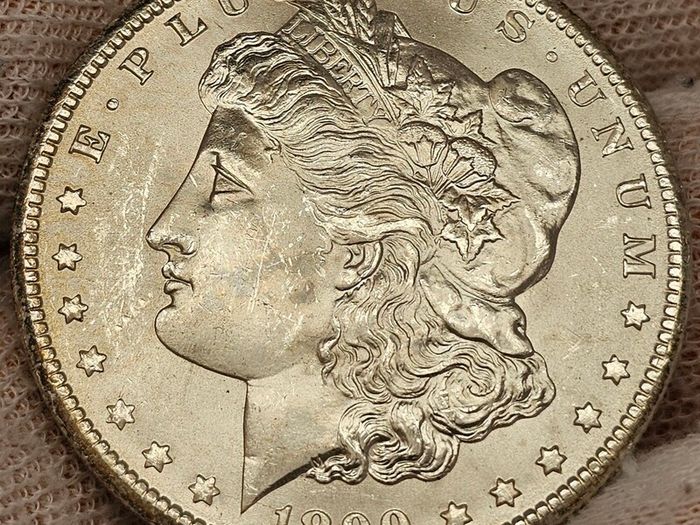 USA United States Silver 1899 O Morgan Dollar Beautiful Uncirculated Lustrous Superb!!