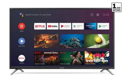 Sharp 42CI1KA android smart TV, excellent working order.