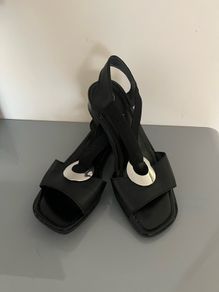 rieker antistress black sandals size 5 (38)