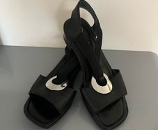 rieker antistress black sandals size 5 (38)