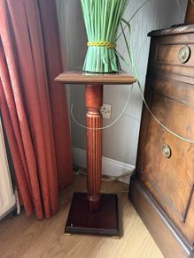 Mahogany Plant Stand
