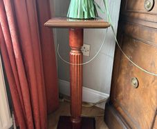 Mahogany Plant Stand