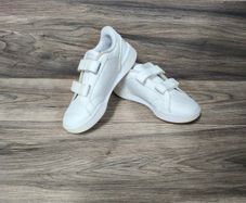 Adidas Girls White & Pink Trainers UK13