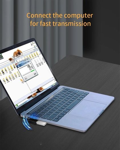 USB3.0 to Type-C adapter 90 degree elbow USB C OTG Connector compatible transmission and charging for keyboard, mouse, laptop