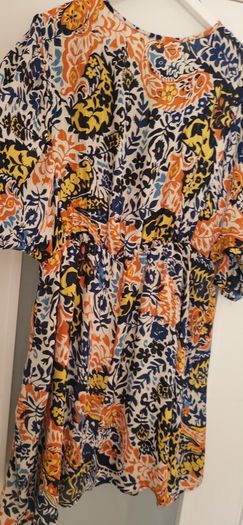 ENCUENTRO multi colour layered with gold metallic threading Sz M (Fit 12-14UK)