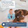 Baby Playpen All Stars Joy Award Winning Foldable  Large, Portable Play Pen for Babies & Toddlers, Breathable Mesh & Fitted Mat, Easy to Set Up, Includes Travel Bag  Taupe (6 to 36 Months) Image 7
