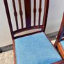 6x Vintage Mahogany Dining Chairs Image 3