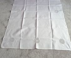 vintage tablecloth