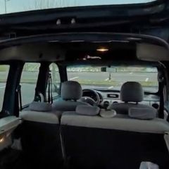 Renault kangoo overhead shelfs