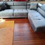 Luxury Grey Beanbag Armchairs Image 2