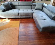 Grey Corner Sofa Bed