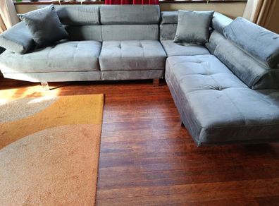 Grey Corner Sofa Bed