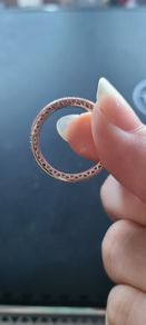 Rose Gold Crown Hearted Ring