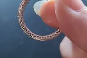 Rose Gold Crown Hearted Ring