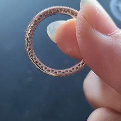 Rose Gold Crown Hearted Ring