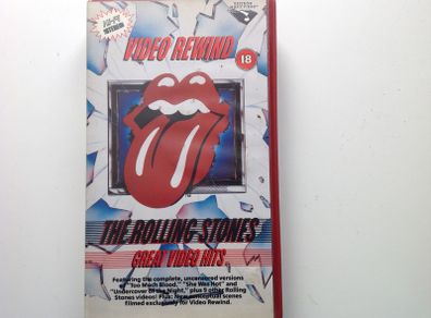 VHS. The Roller Stones- Video Rewind, Great Video Hits