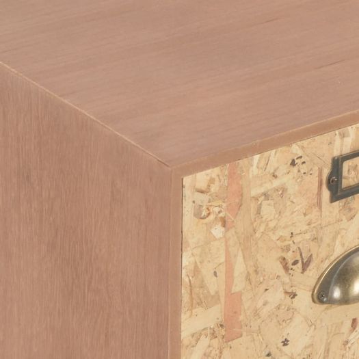 Sideboard with 5 Drawers Brown 60x30x78 cm MDF