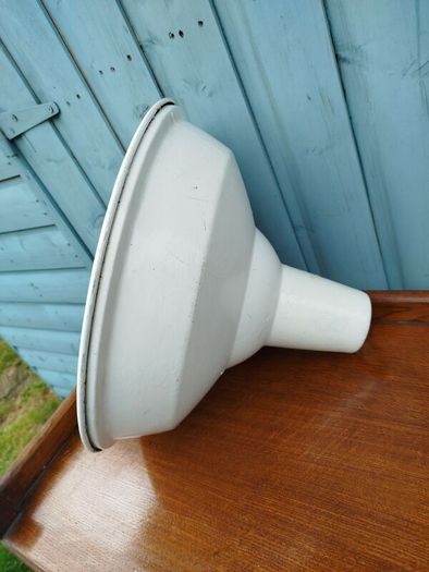 2 X Vintage Enamel Shades