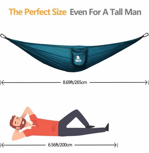 Camping Hammock - Ultralight Portable Travel Hammocks 150kg Capacity