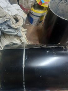 2 rolls of black allu cladding only going for 50
