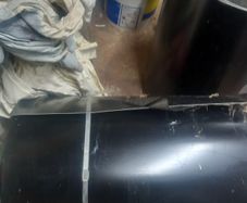 2 rolls of black allu cladding only going for 50