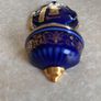 Vintage Small Colbalt Blue/ Gokd Holywater Font Image 6