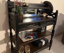 Solid mahogany hallway table
