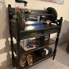 Solid mahogany hallway table