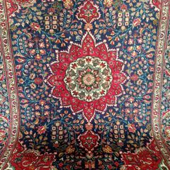 Stunning XL Persian Tabriz Hand Knotted Carpet Rug