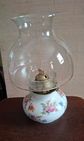 Bavarian porcelain oil Lamp